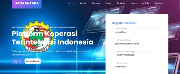 Danaantara Platform Koperasi Terintegrasi Indonesia PRATAMAS TAEKWONDO SCHOOL